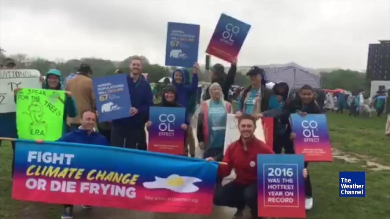 Crowds Gather at Washington Earth Day Event Videos from The Weather