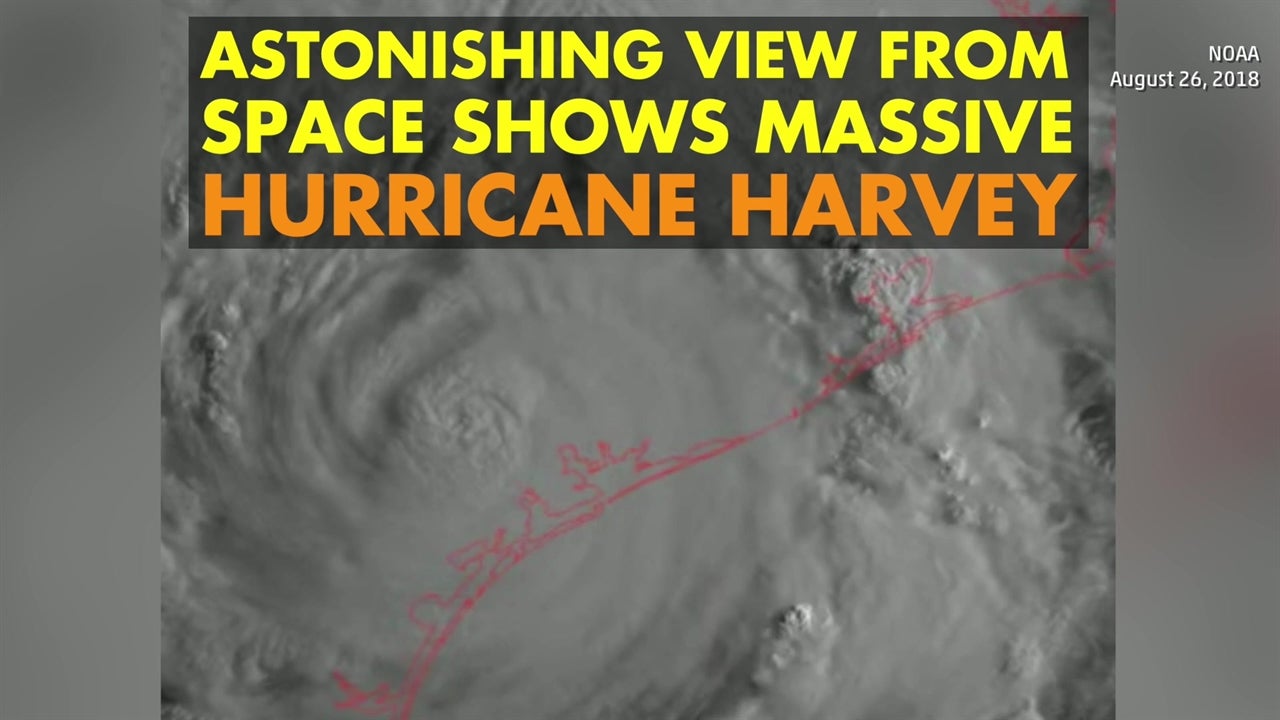 NASA satellite captures massive Hurricane Harvey Videos from The