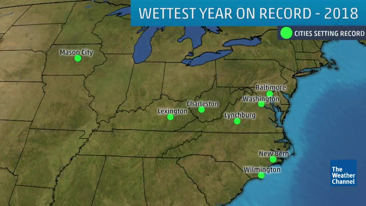 Wettest Year on Record For Some Cities in the East - Videos from The ...