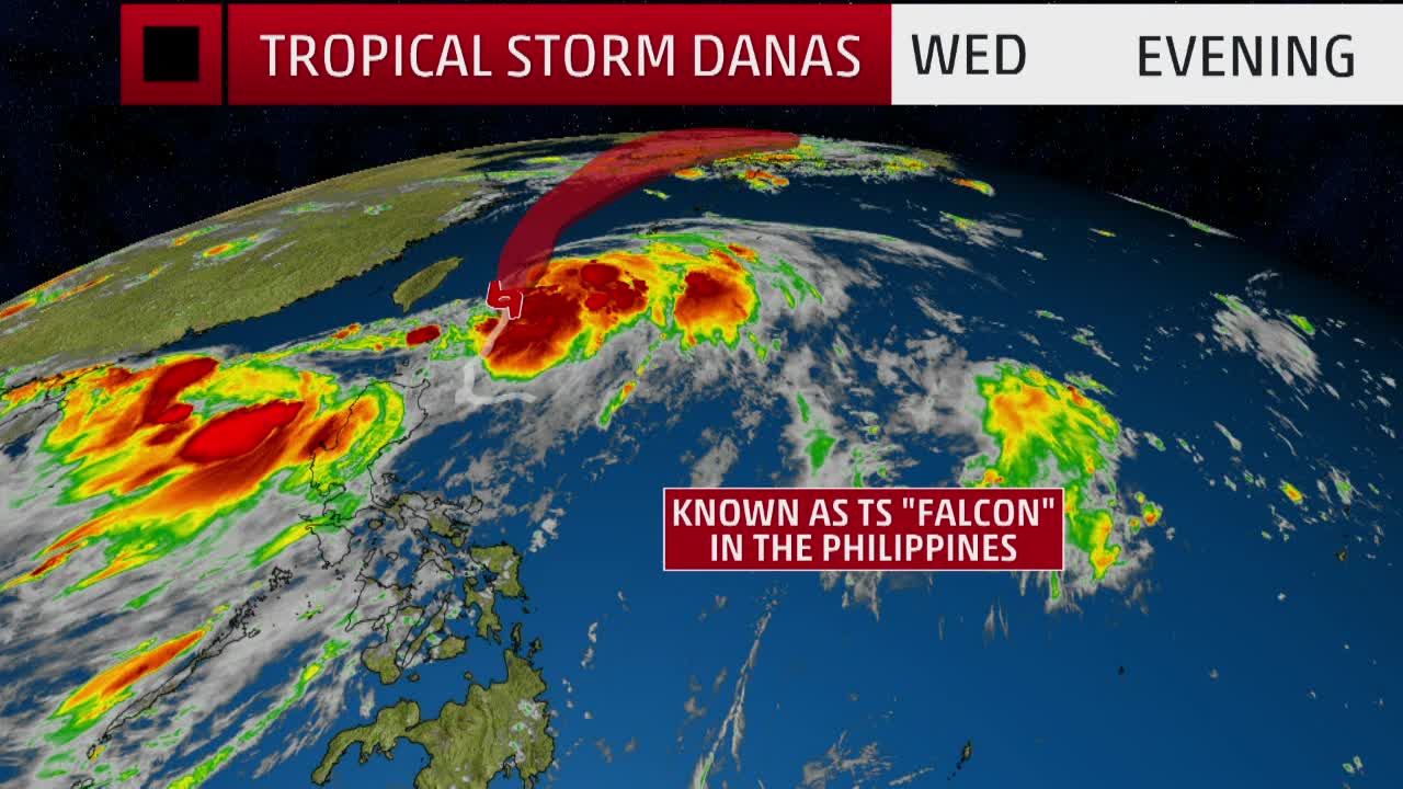 Tropical Storm Danas Hammers the Philippines Tropical Storm Danas Hammers the Philippines