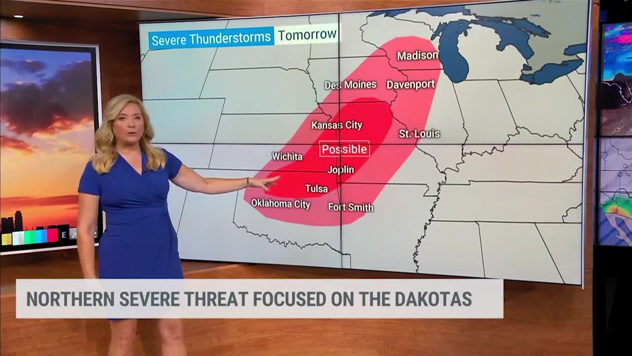 Severe Storms Possible into Start of New Week Severe Storms Possible into Start of New Week