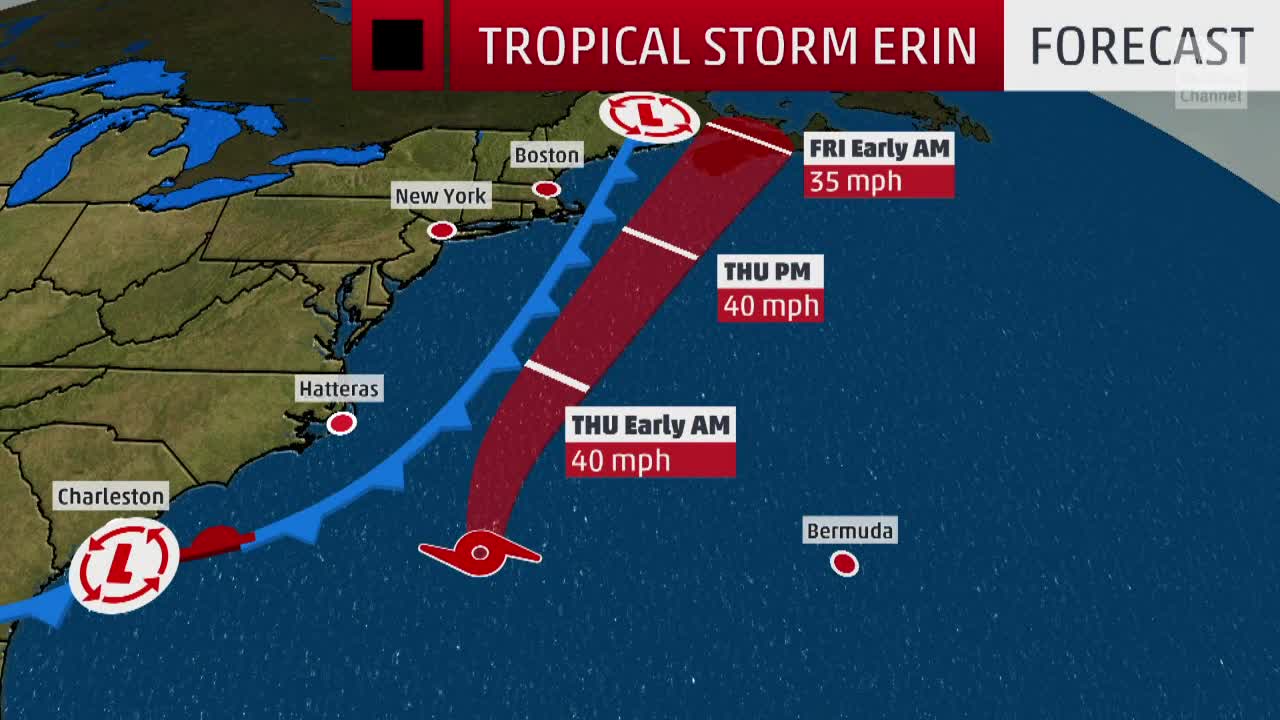 First Hurricane Of The Season? Tropical Storm Erin'S Trajectory Explained - 201lhkj