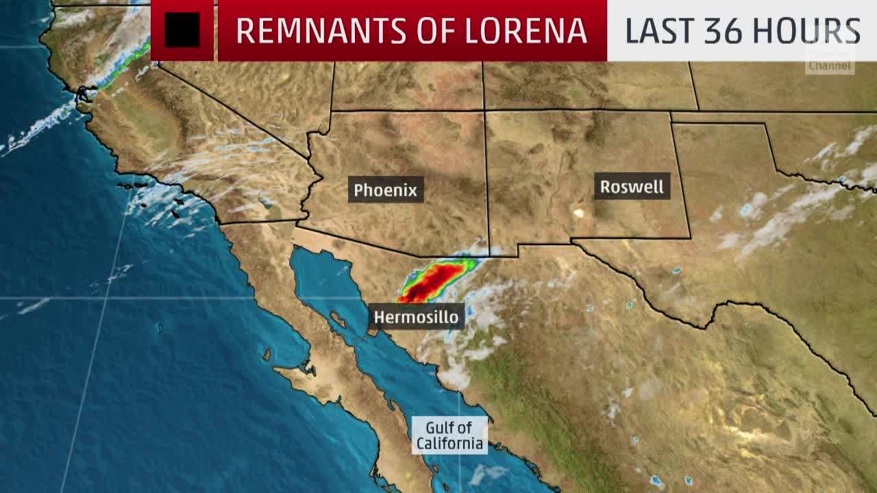 Lorena's Remnants Soak Southwest This Week Videos from The Weather