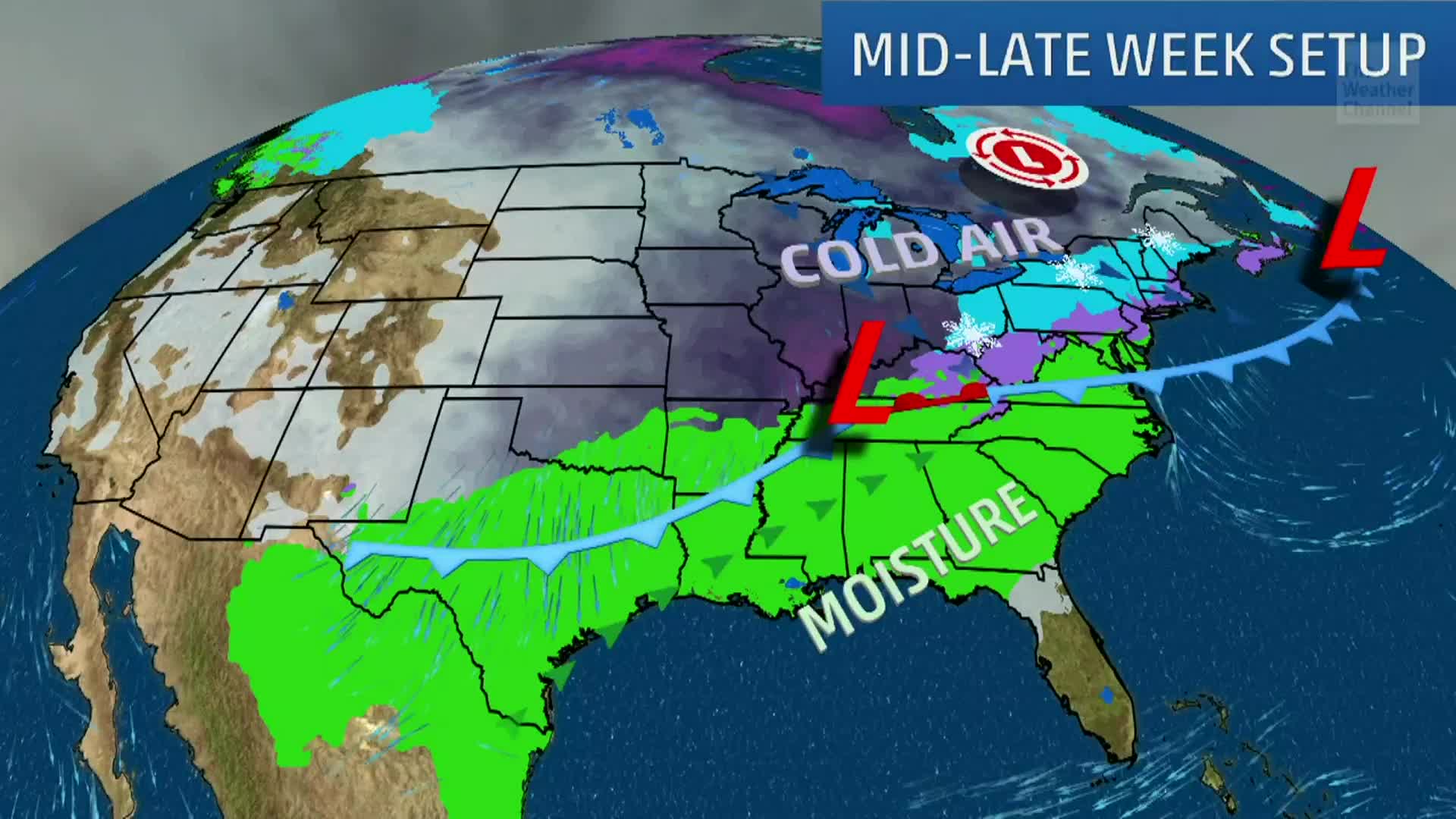 Mucha Lluvia Y Posible Nieve Para El Final De La Semana Videos De The Weather Channel Weather Com