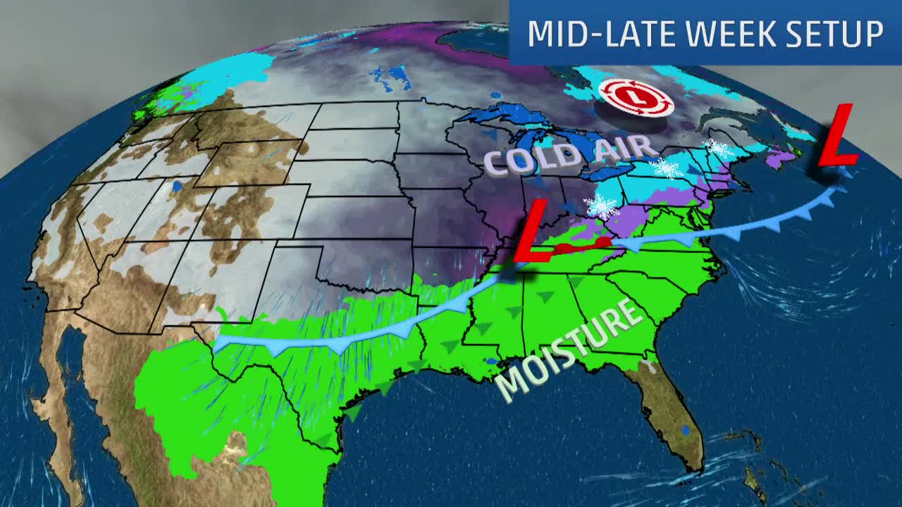 Rain, Snow to Round out the Week - Videos from The Weather Channel