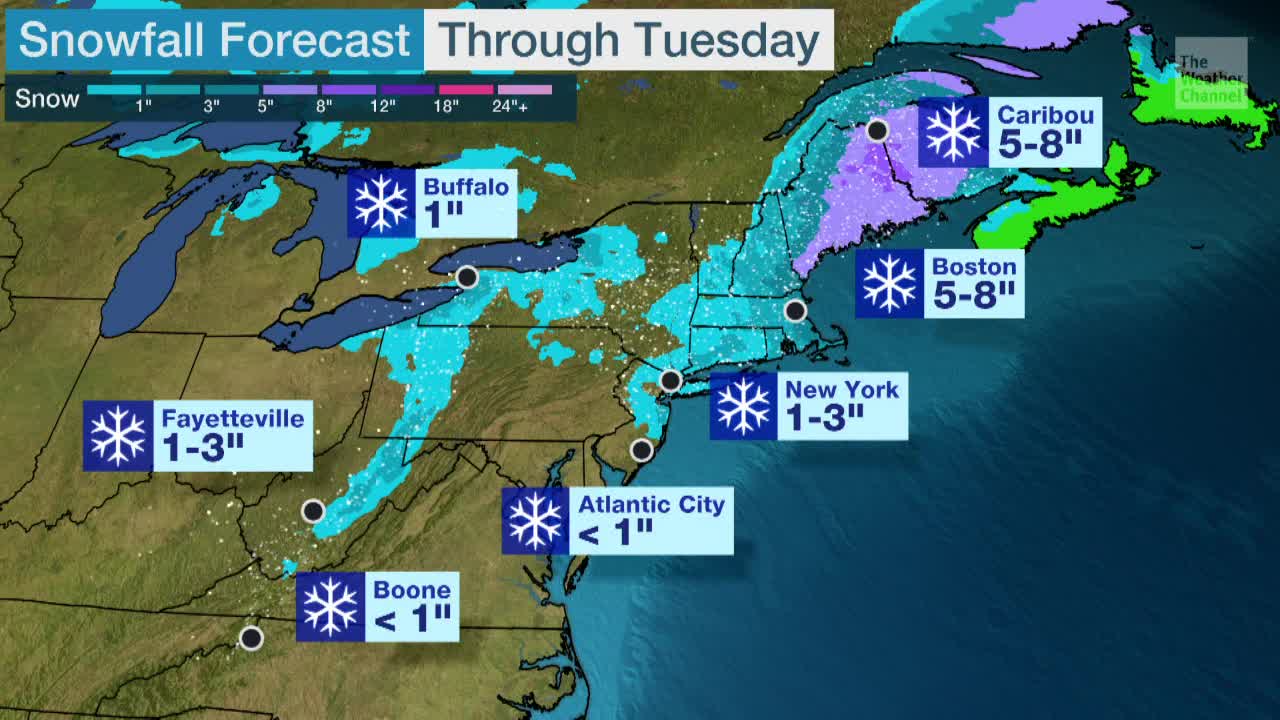 Winter Storm Persists in Northeast Videos from The Weather Channel