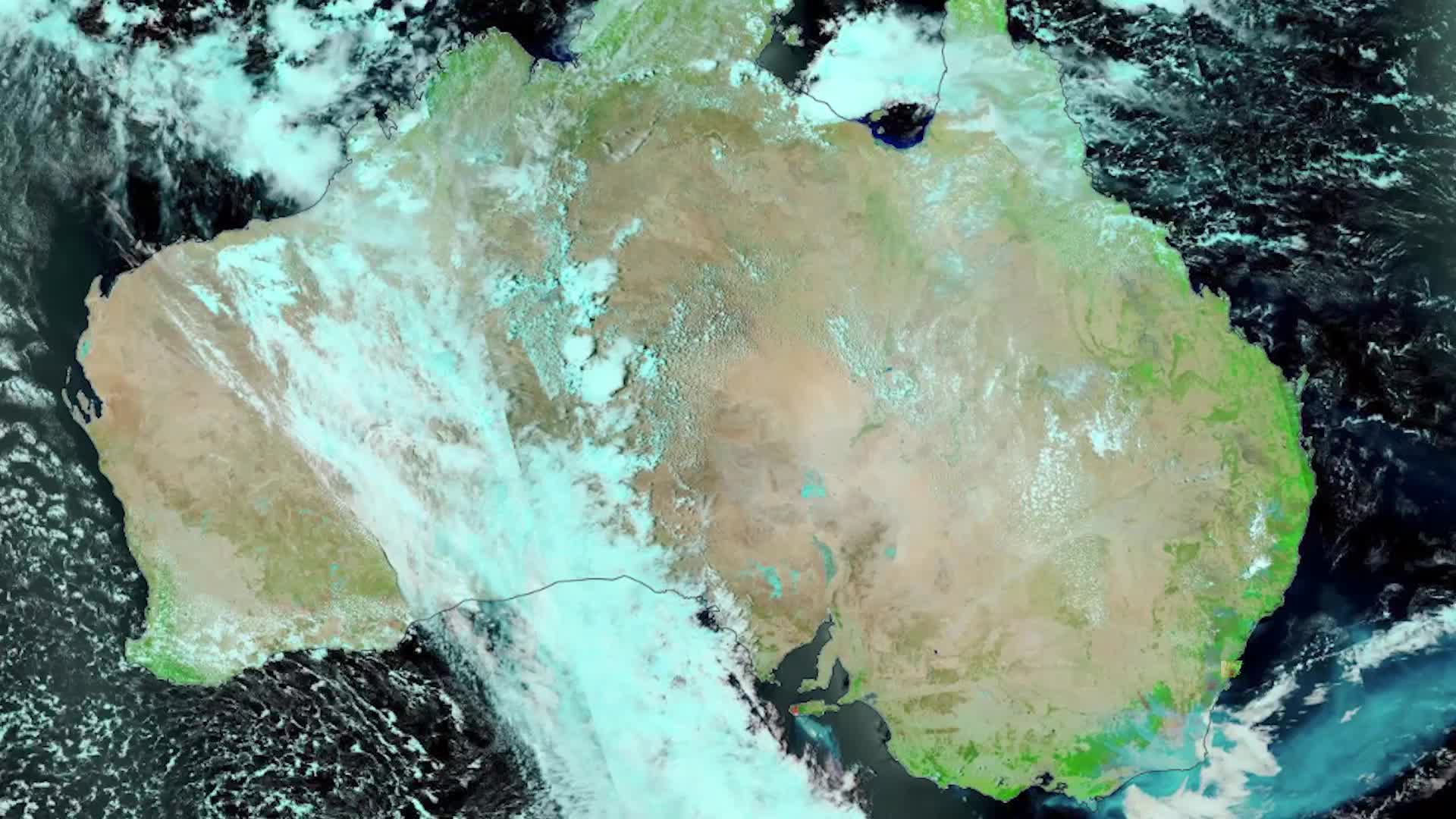 Australia’s Devastation Seen on Satellite Videos from The Weather Channel