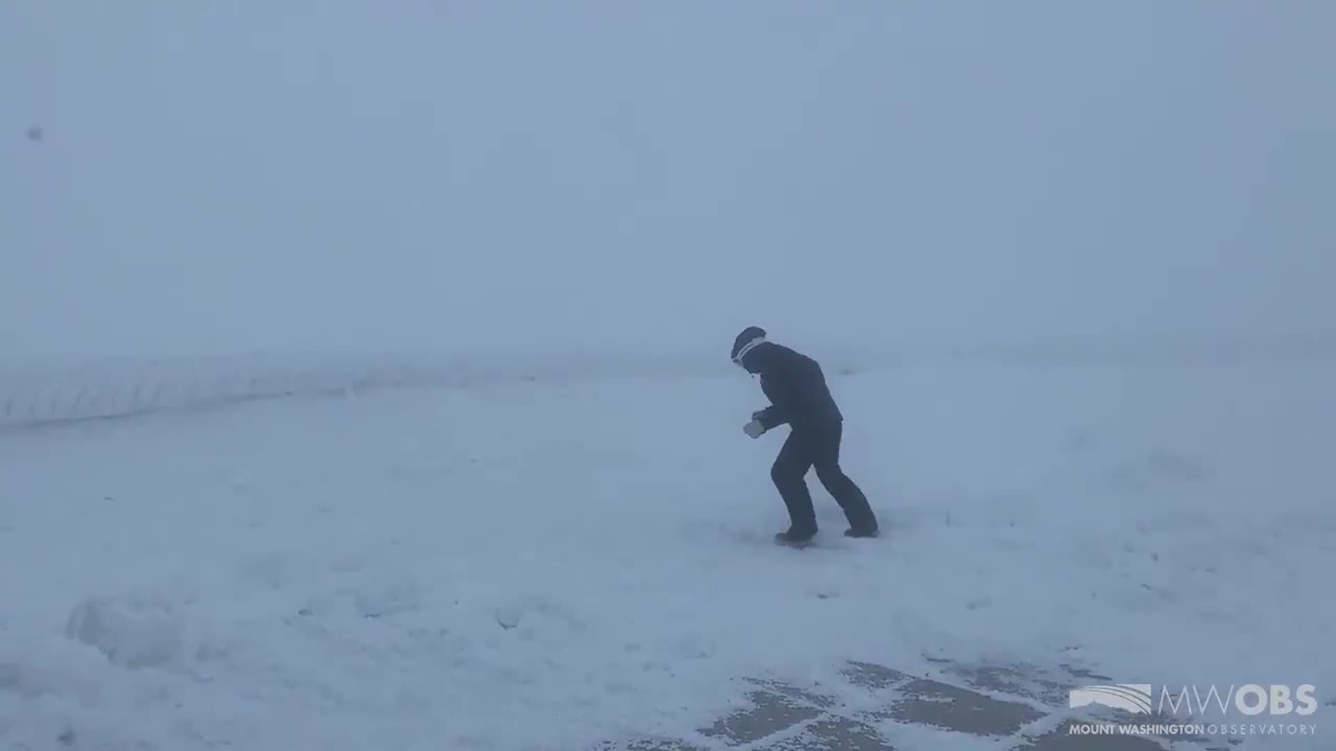 Intern Braves 110 MPH Winds at Mount Washington Observatory Videos