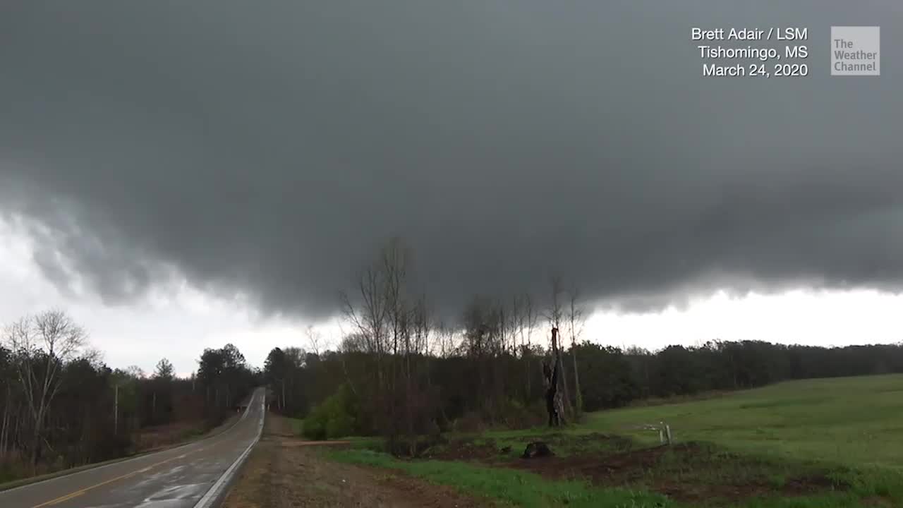 A View of Mississippi Tornado Destruction From Above Videos from The