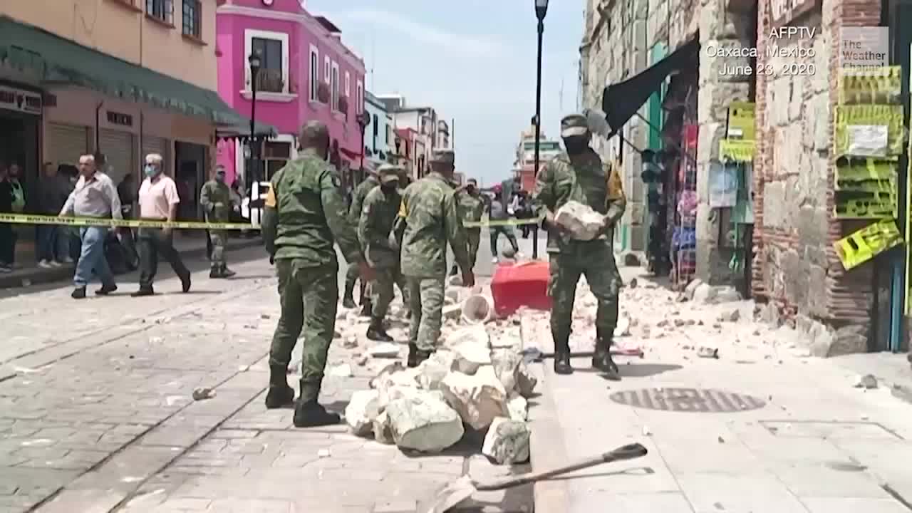 Deadly Earthquake Strikes Southern Oaxaca, Mexico Videos from The