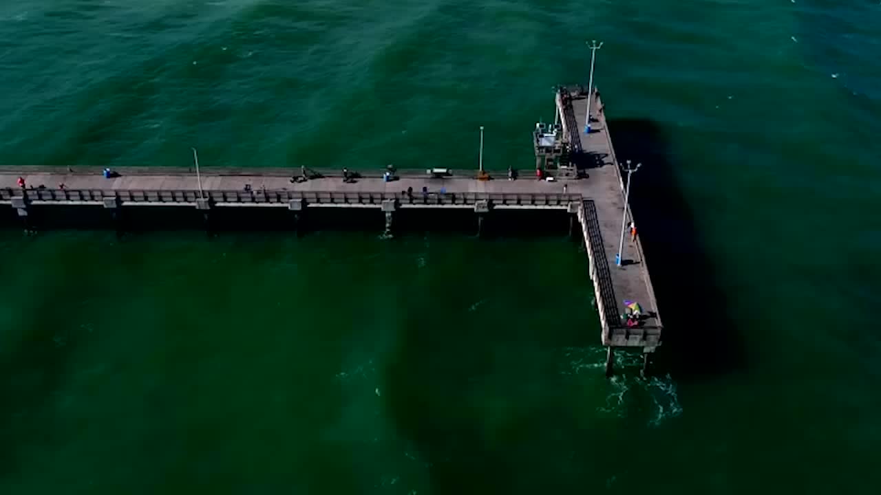 Before and After Hanna Wrecked a Texas Pier Videos from The Weather