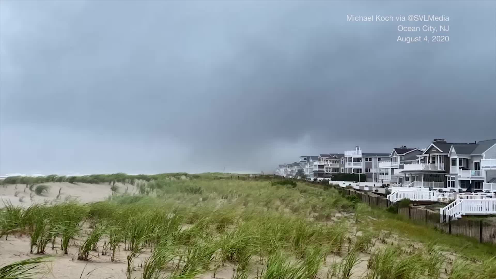 Isaias Spawns Waterspout off New Jersey Coast Videos from The Weather