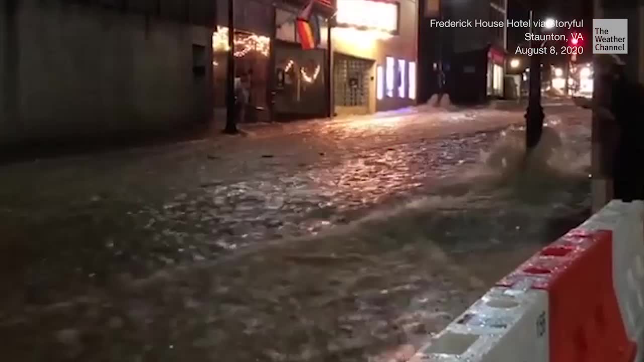 Flash Flooding Damages VA Homes and Businesses Videos from The