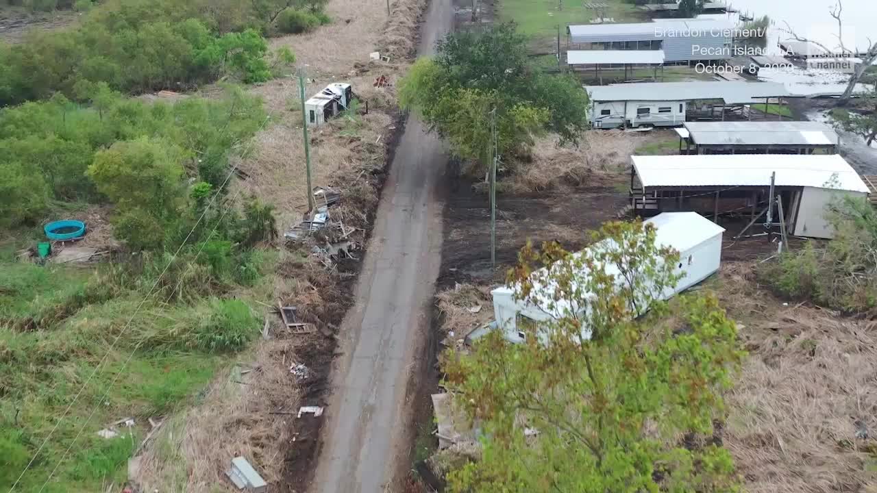 Debris Still Piled High in Louisiana as Hurricane Delta Takes Aim