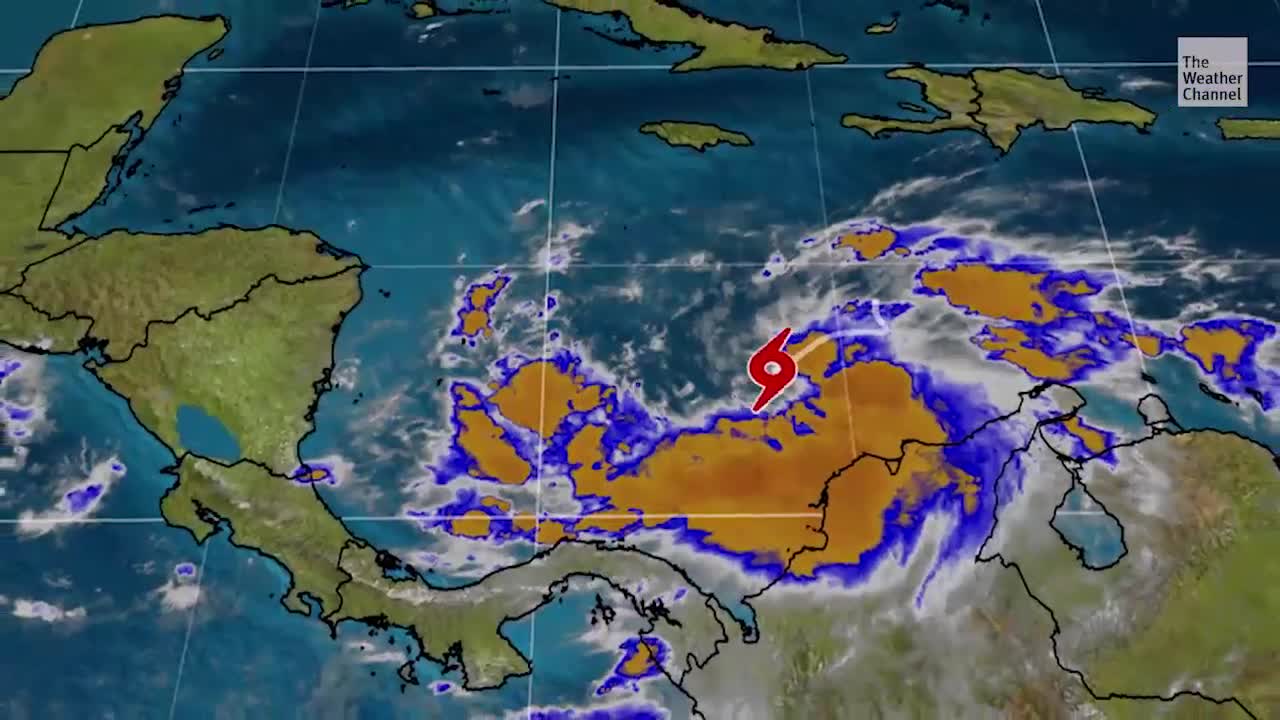 Tropical Storm Iota Taking Aim on Central America Videos from The
