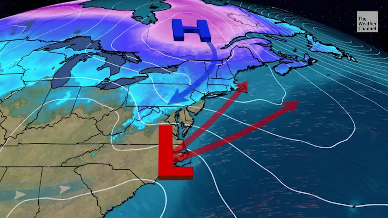 Major Winter Storm Possible For East Coast by MidWeek Videos from