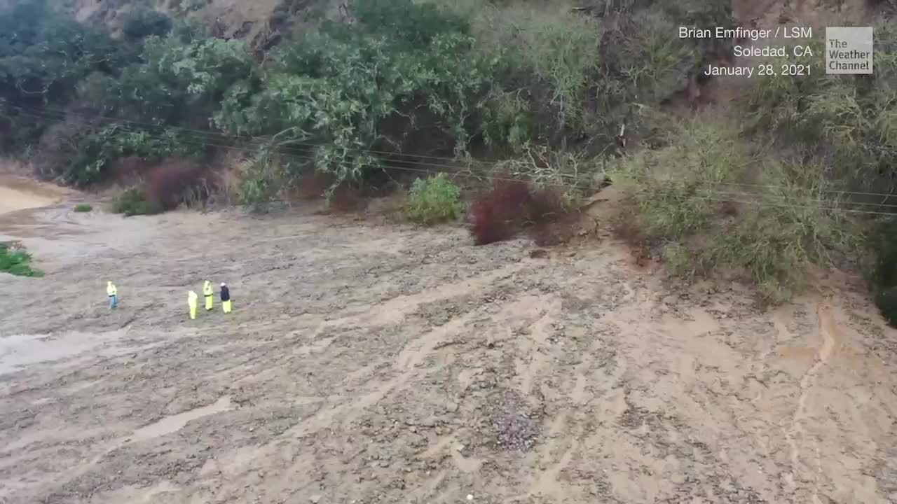 Heavy Rains Continue to Move Through California Creating Dangerous