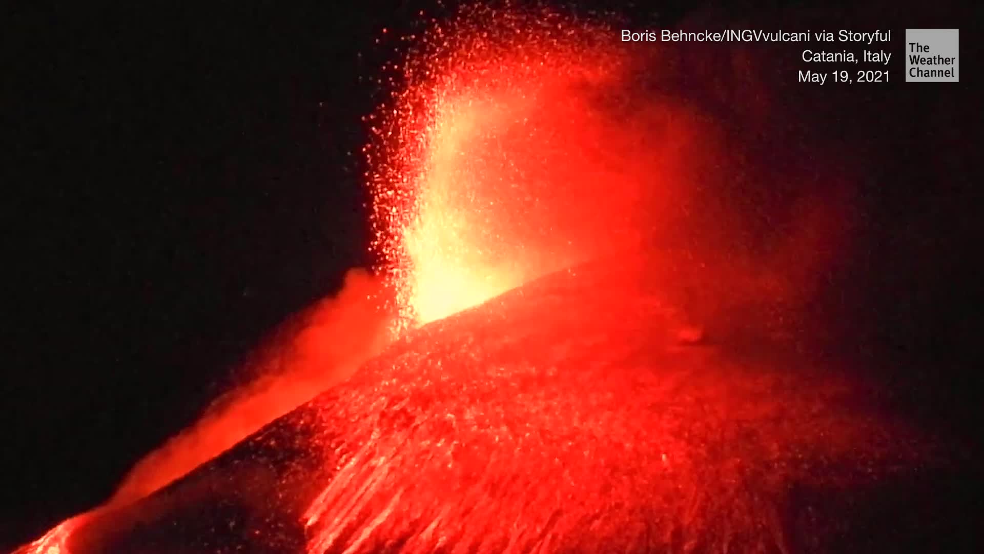 Mount Etna Eruption By Bird Chorus Videos from The