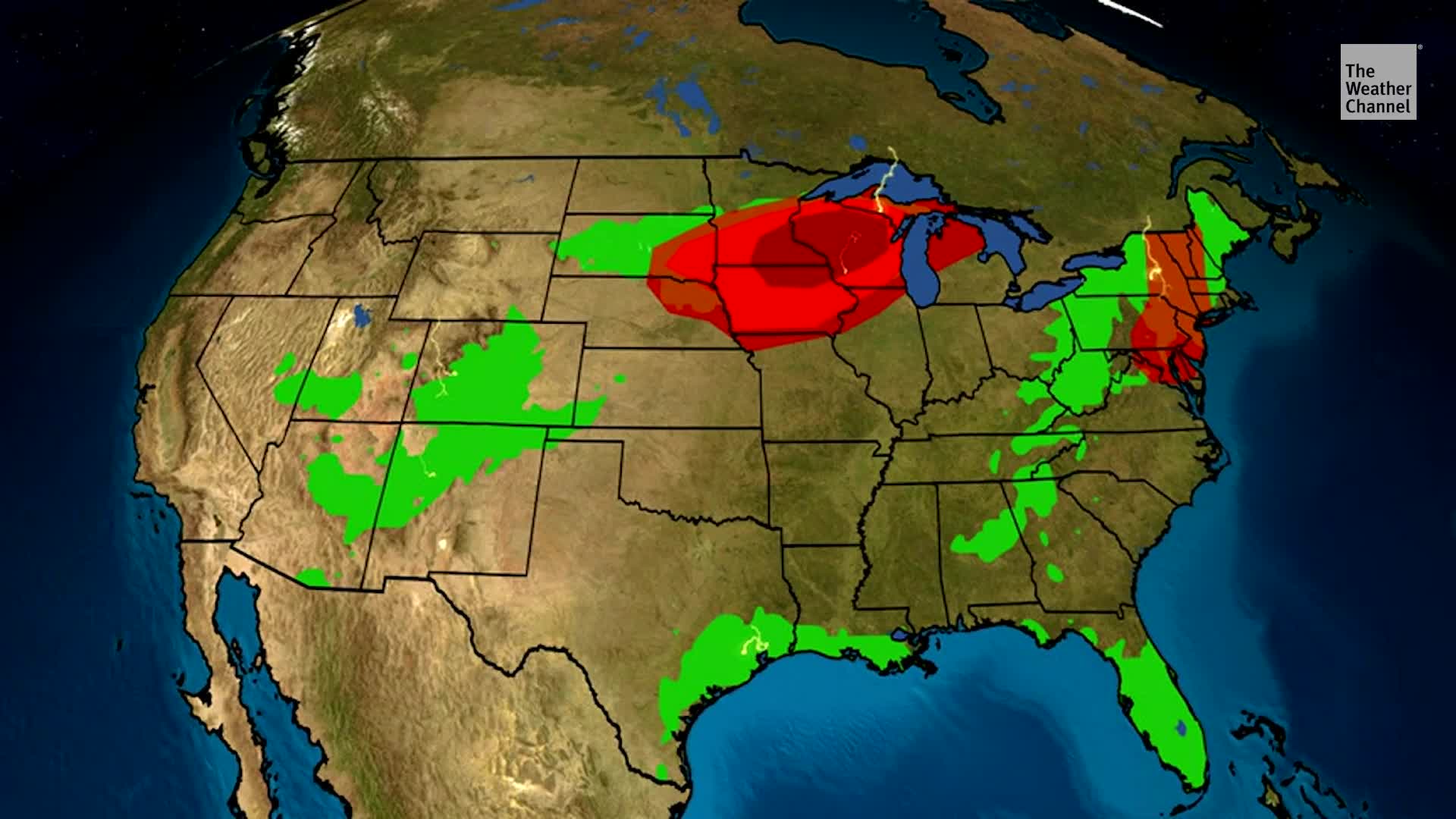 Mirada al Pronóstico Nacional Videos de The Weather Channel