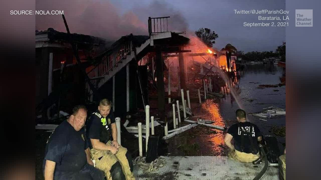 Louisiana Homes Catch Fire, But Crews Can’t Get in Videos from The