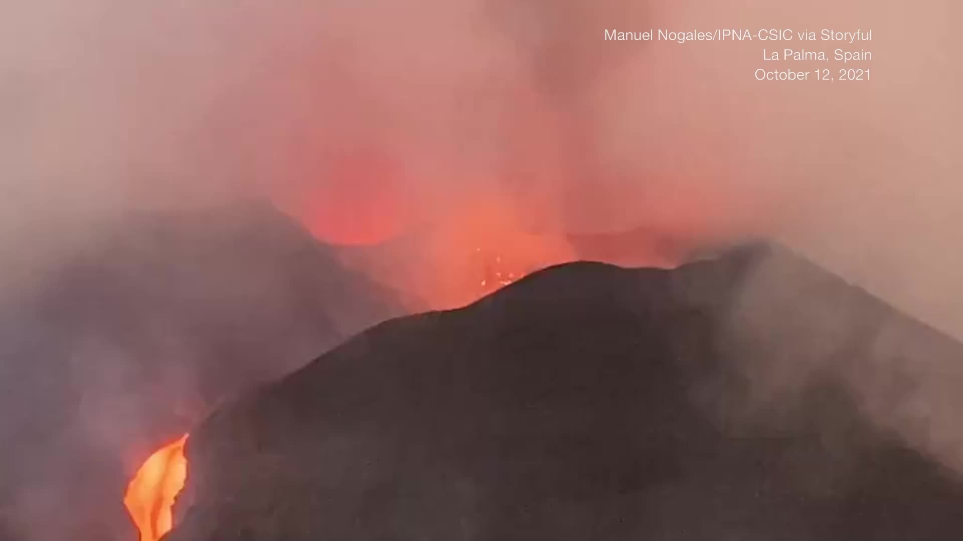 Fresh Rivers of Lava Force Evacuations on Spanish Island of La Palma