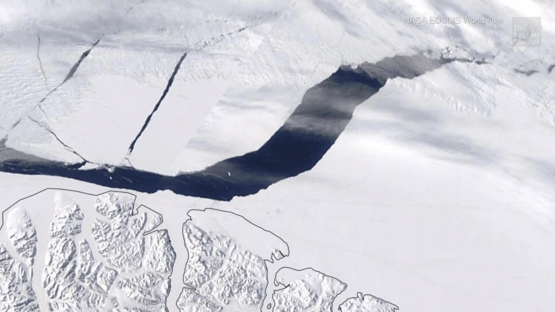 Crack in Ice Nearly the Size of Rhode Island, Has Scientists Worried
