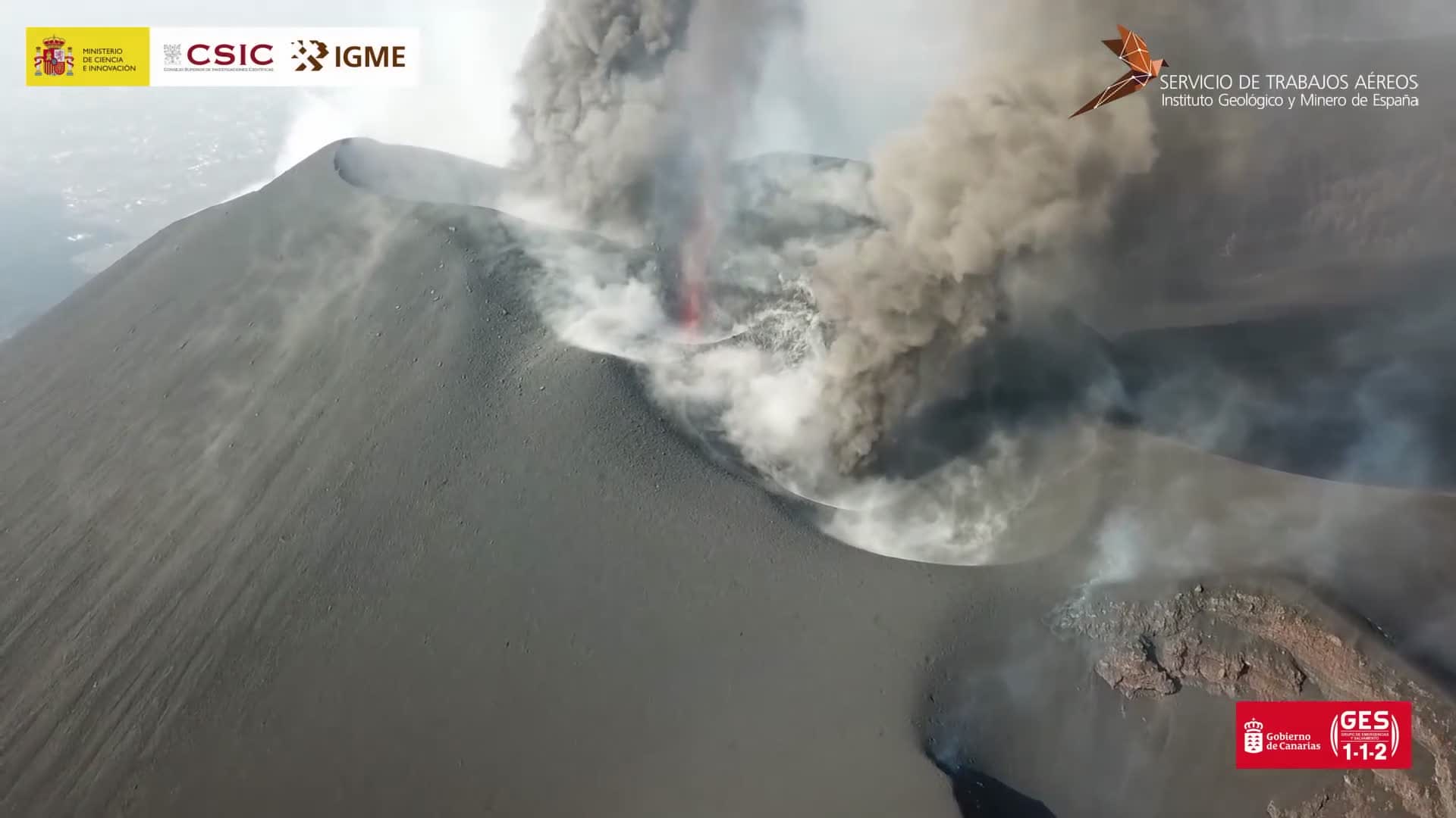 Volcano's Clouds of Ash Disrupt Flights on Spanish Island of La Palma