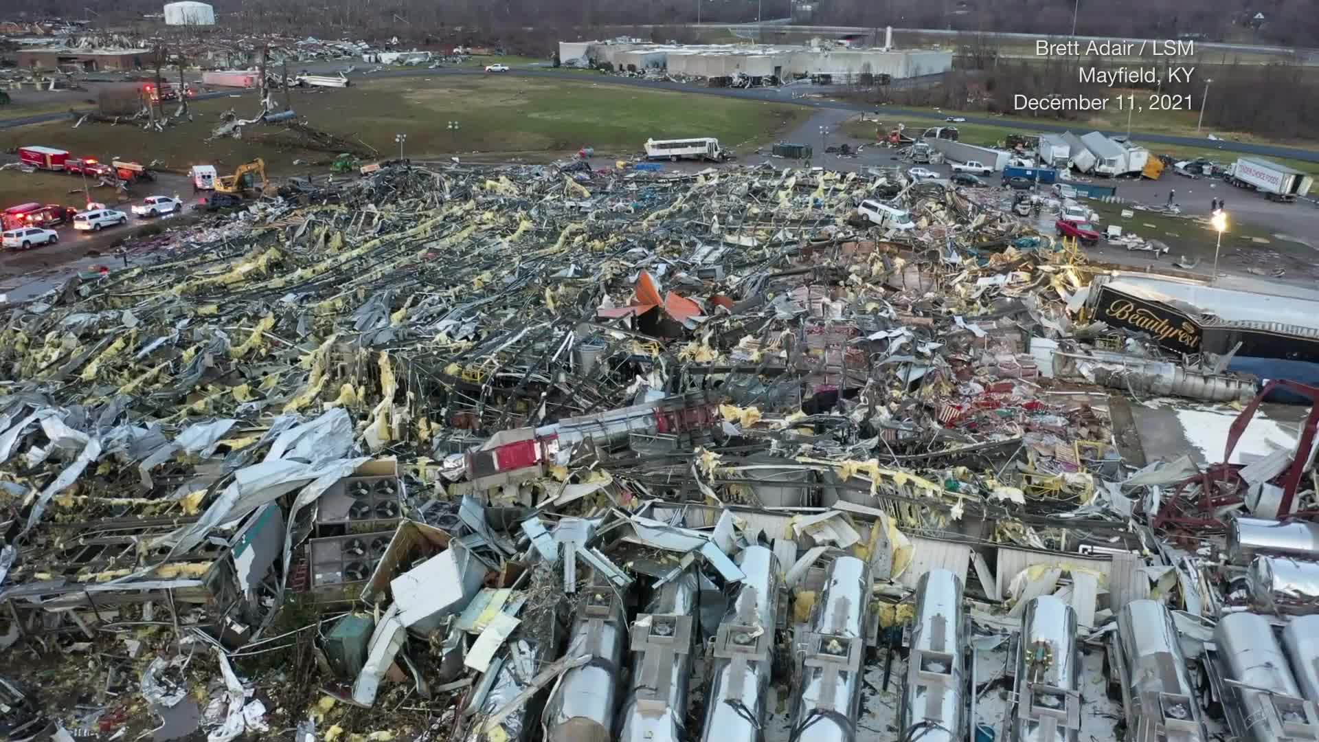 Safety Questions Raised at Destroyed Candle Factory Videos from The