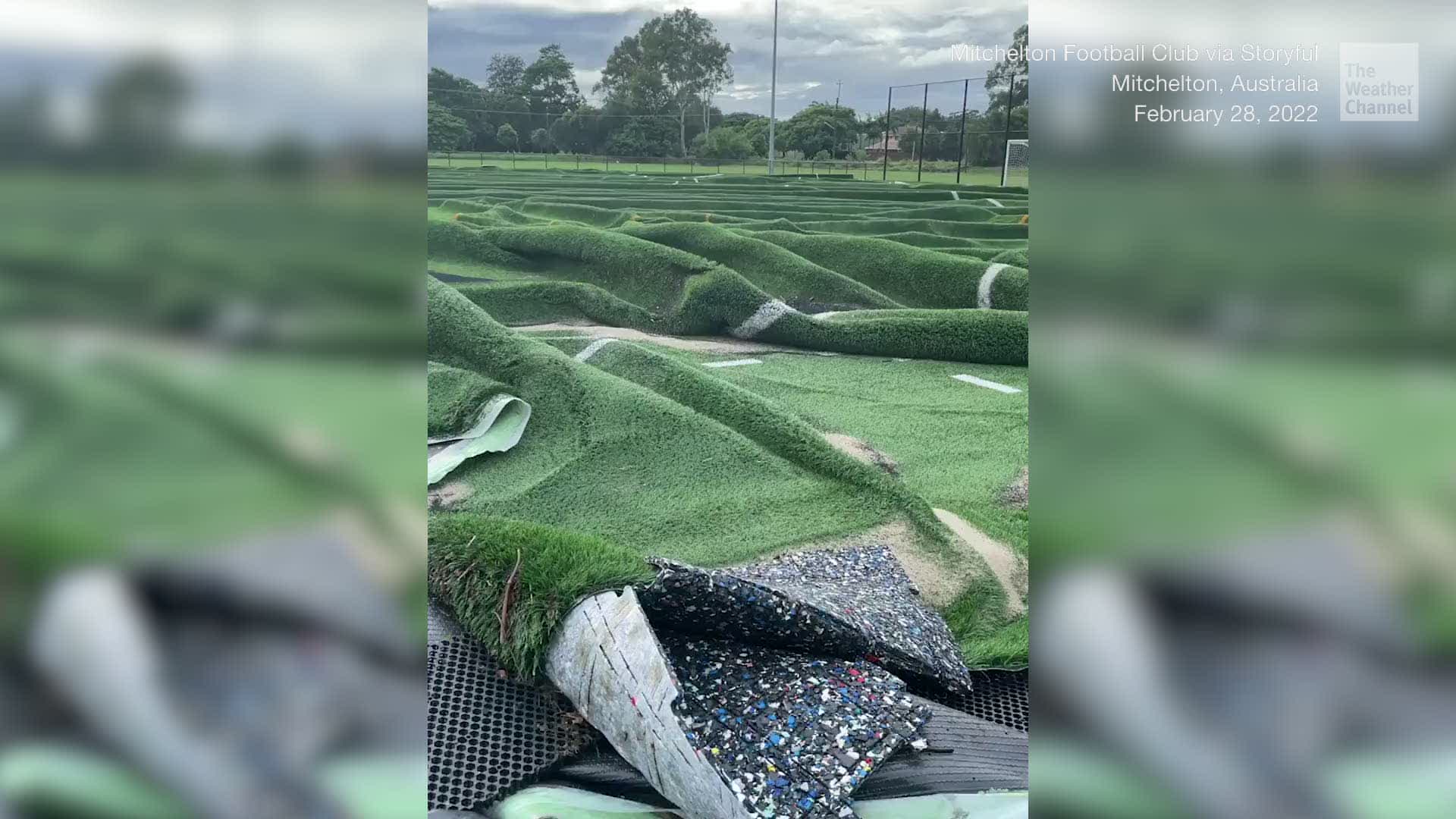 Flooding Wrecks 1.5 Million Soccer Field Videos from The Weather Channel