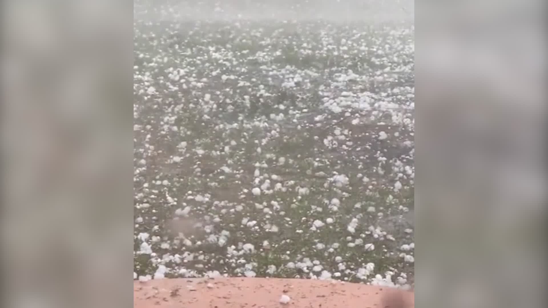 Golf Ball Sized Hail Pounds FL Homes Videos from The Weather Channel