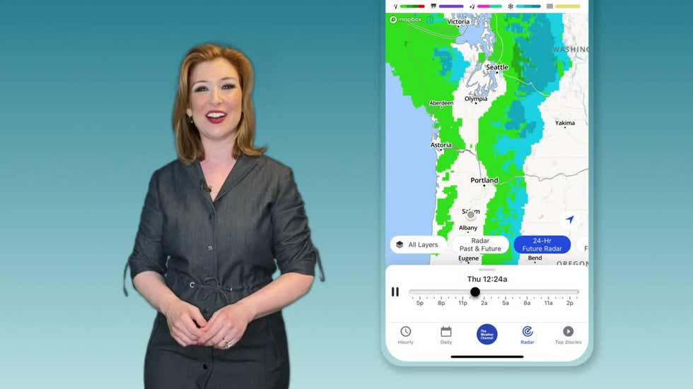 NEW 24 Hour Future Radar on The Weather Channel's Mobile App Videos