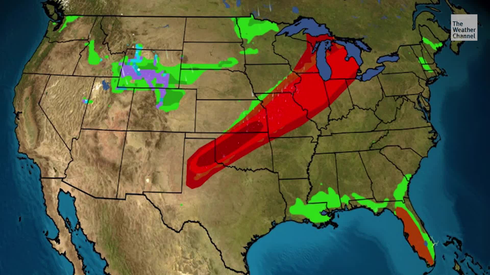 Mirada al Pronóstico Nacional Videos de The Weather Channel