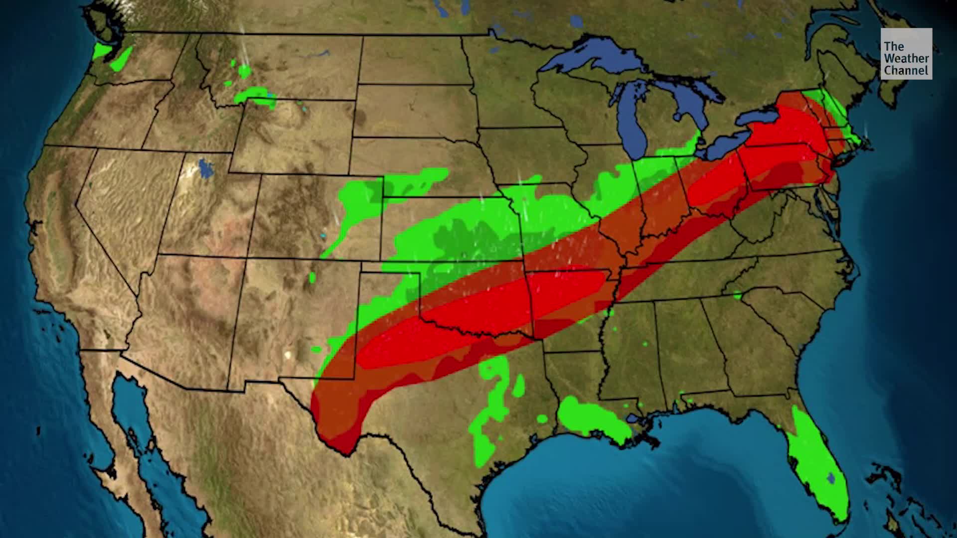 Mirada al Pronóstico Nacional Videos de The Weather Channel