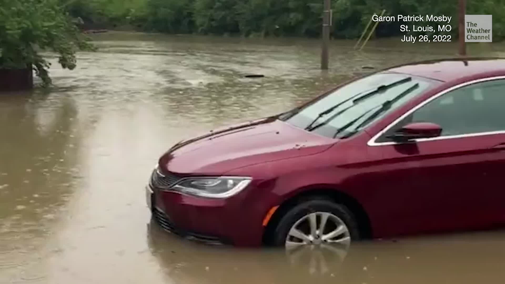 Cars Submerged, Homes Inundated, People Trapped Videos from The