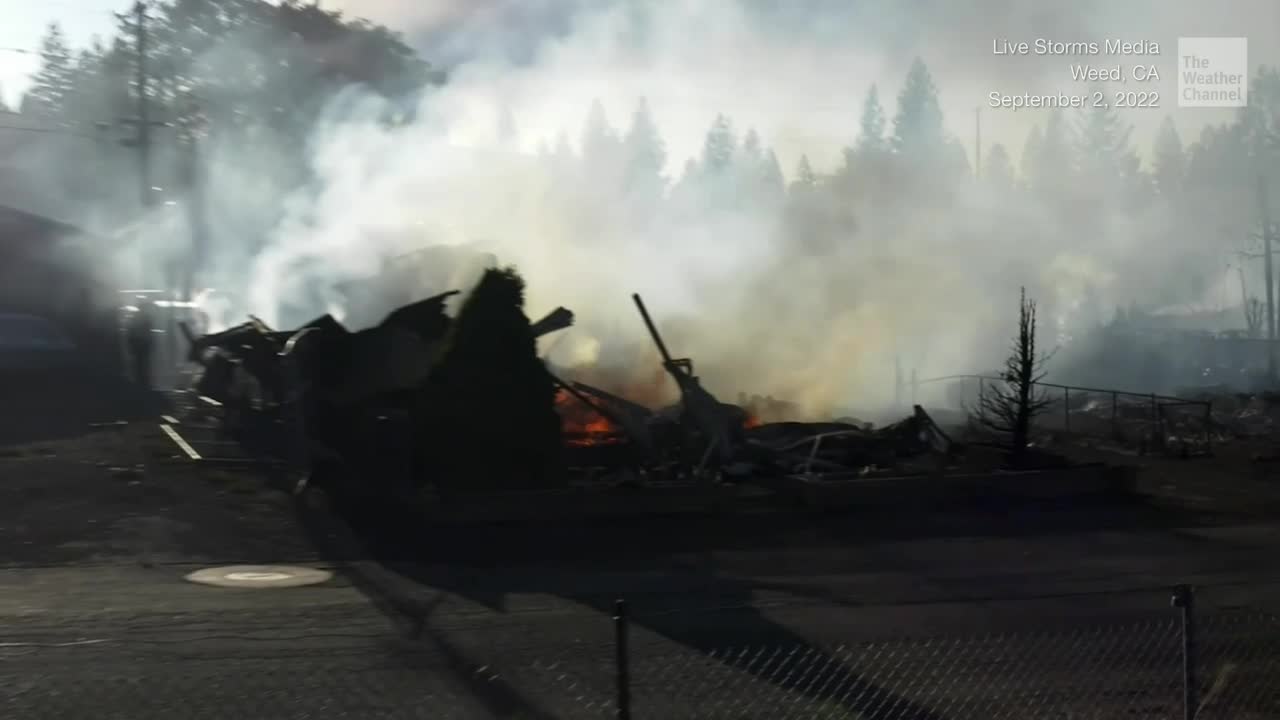 Mill Fire In Northern California Leaves At Least 2 Dead Videos from