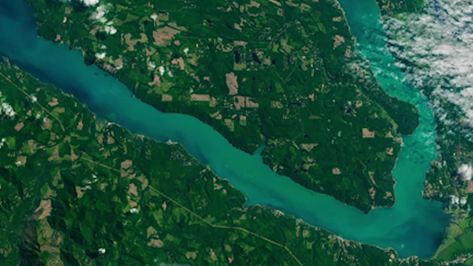 Seattle Area Waterway Turns Bright Blue Videos from The Weather Channel