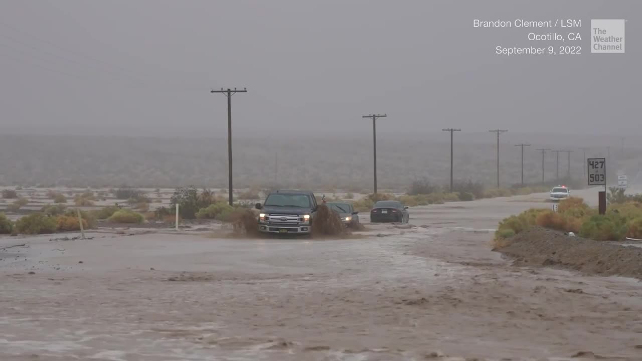 Kay Causing Flooding And Mudslide Issues In Southern California