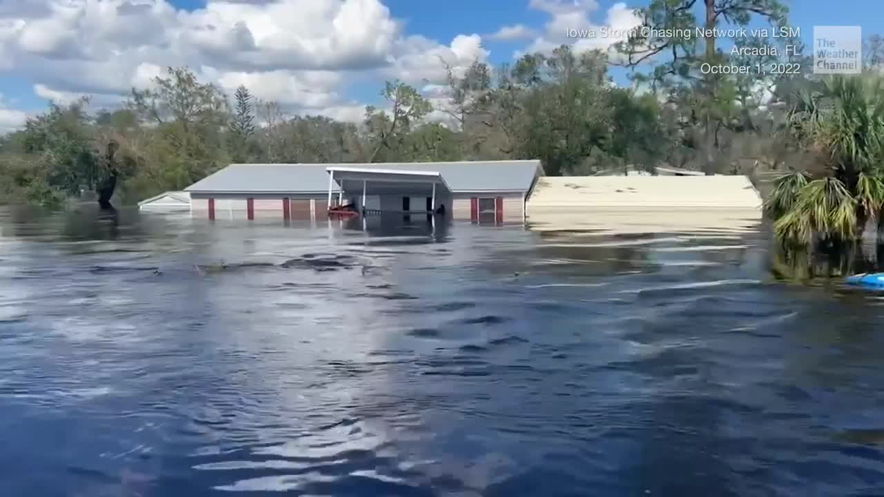 Inland Florida City Underwater After Ian Videos from The Weather Channel