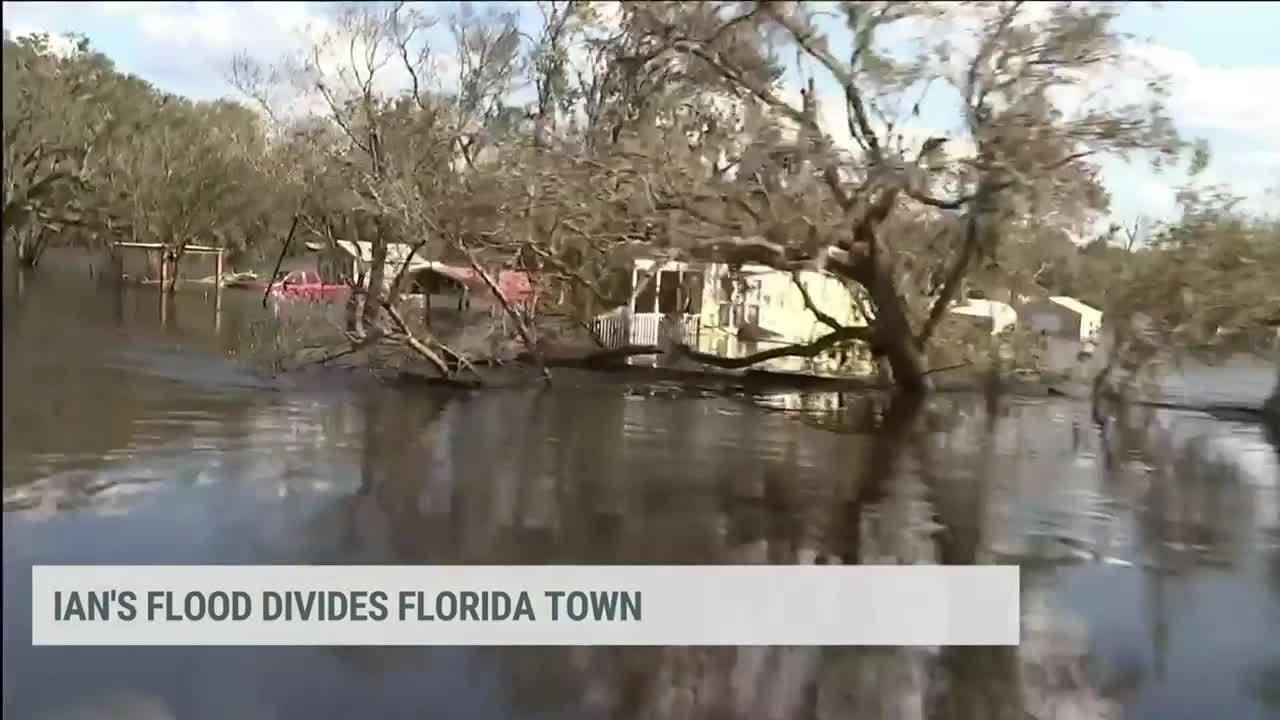 Flooded Town Divided By Hurricane Ian Videos from The Weather Channel