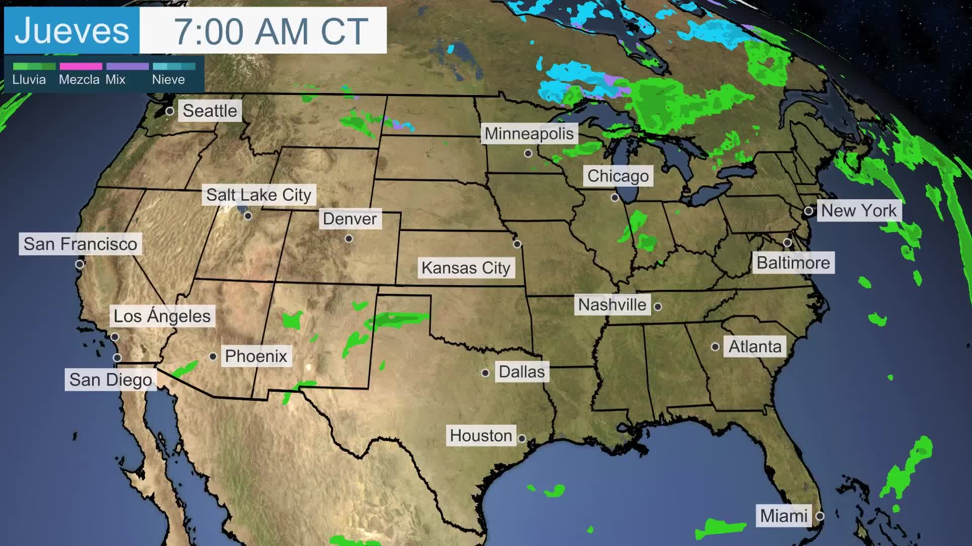 Mirada al Pronóstico Nacional Videos de The Weather Channel