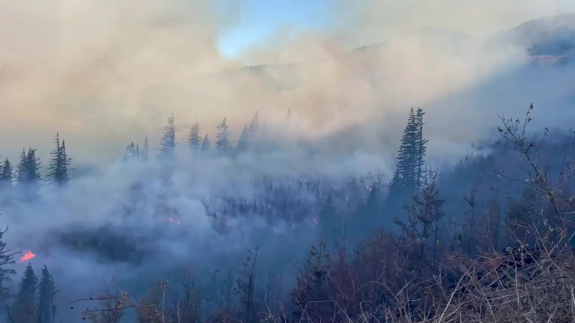Fire Explodes In Size, Thousands Forced To Evacuate Videos from The