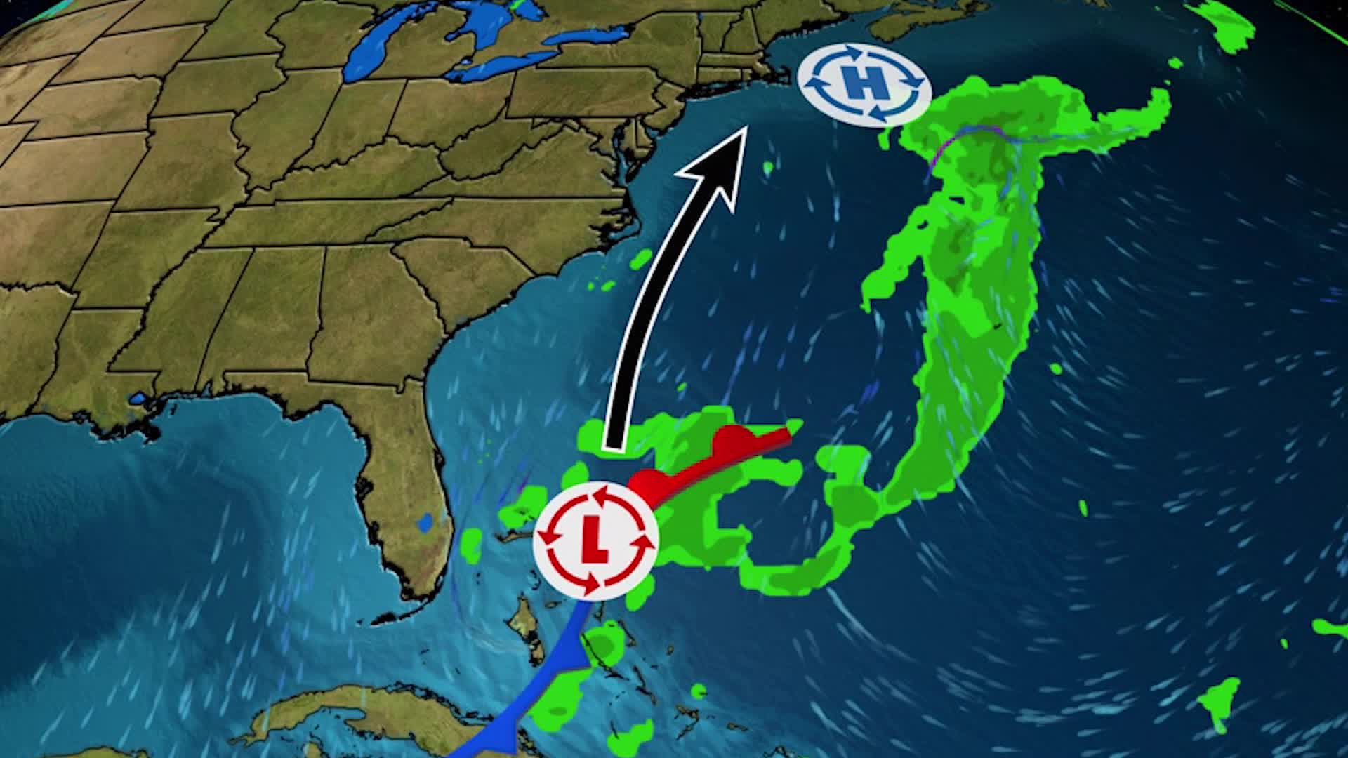 Coastal Low To Bring Rain, Wind Along Eastern Seaboard This Weekend