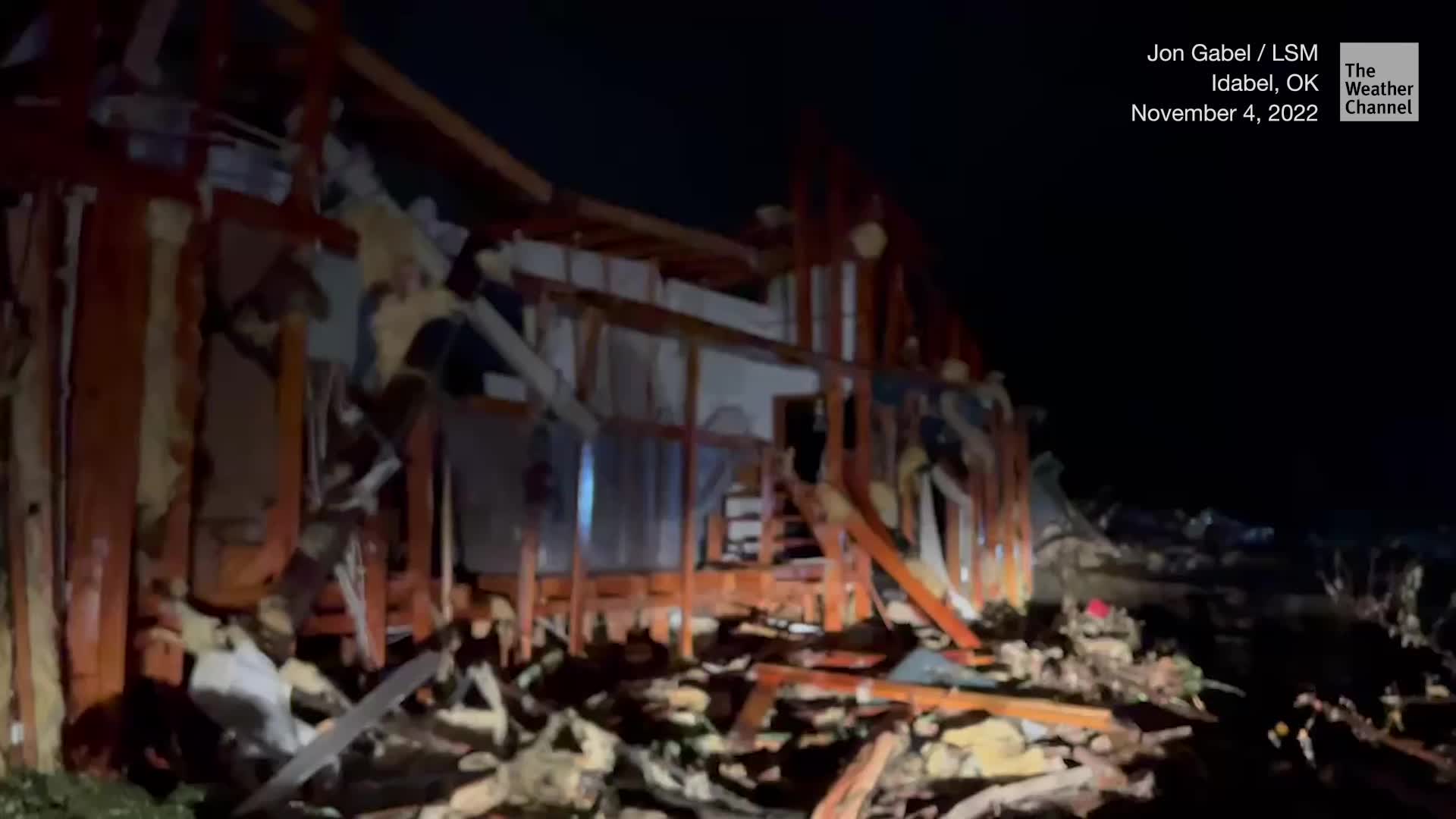 OK Tornado Rips Apart Church Videos from The Weather Channel