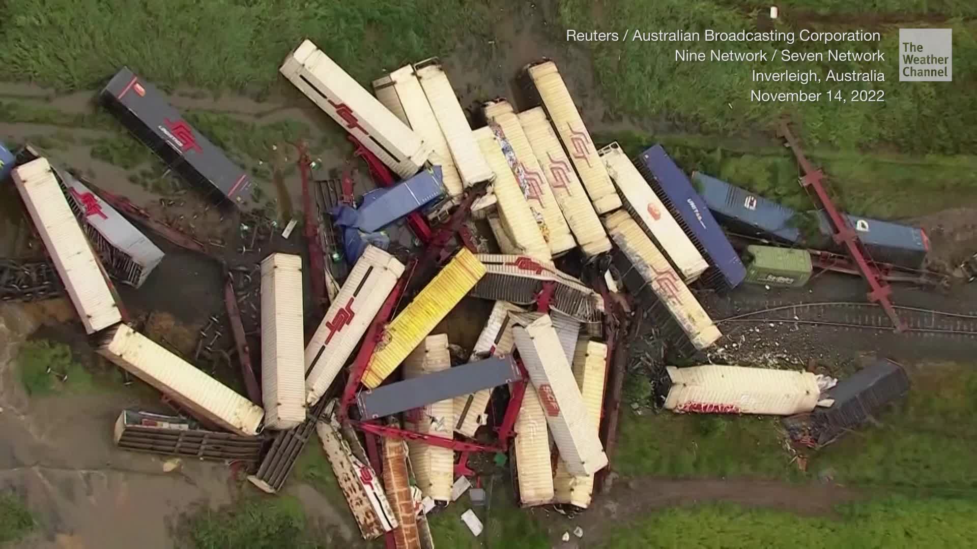 Train Derails In Flooded Region Videos from The Weather Channel