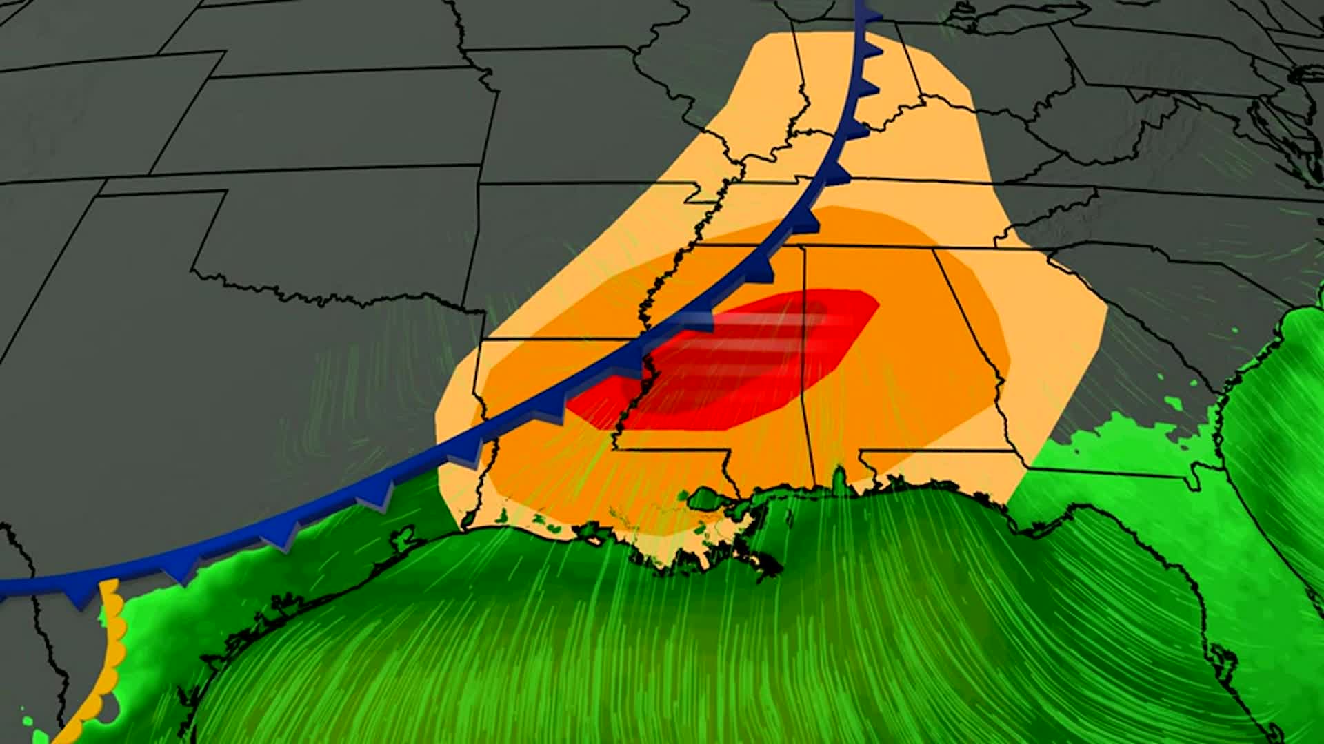 Threat Of Tornadoes Continue Overnight In The Southeast - Videos from ...