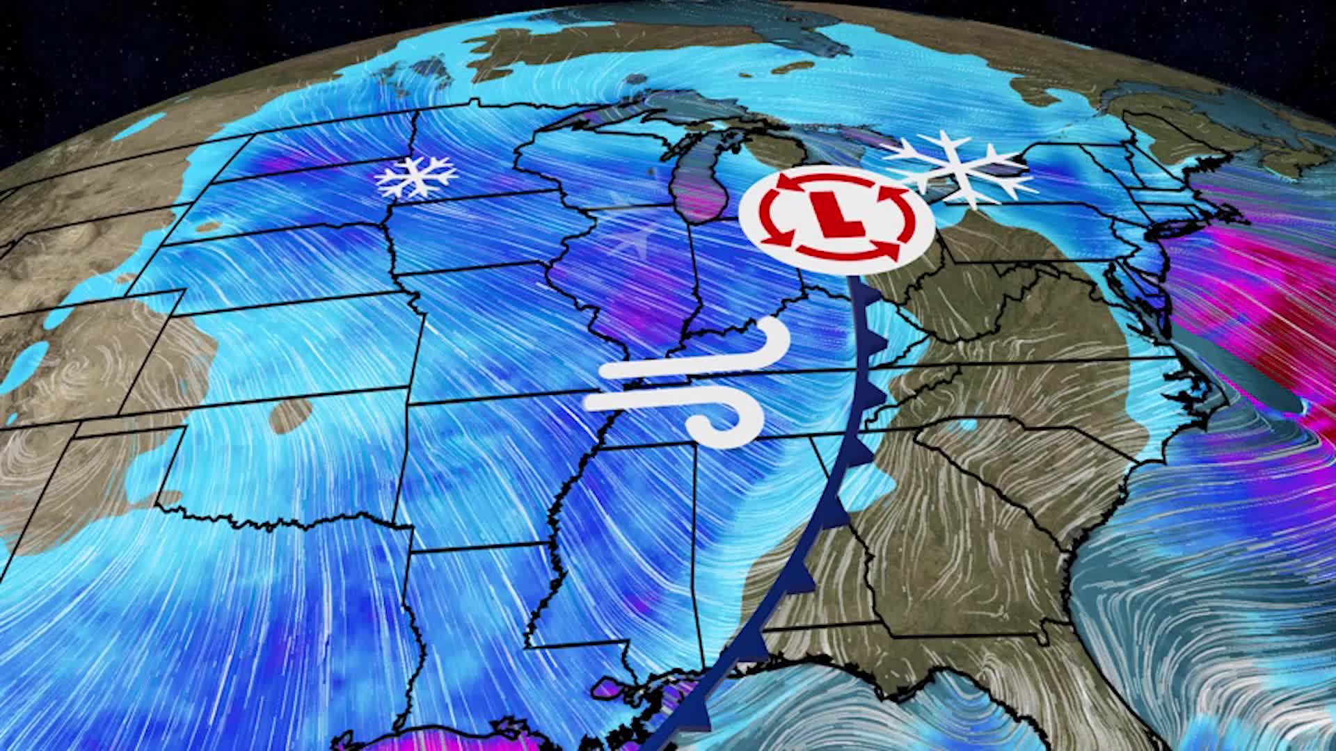 High Winds, Blizzard Conditions Spread Along Elliott's Track Videos