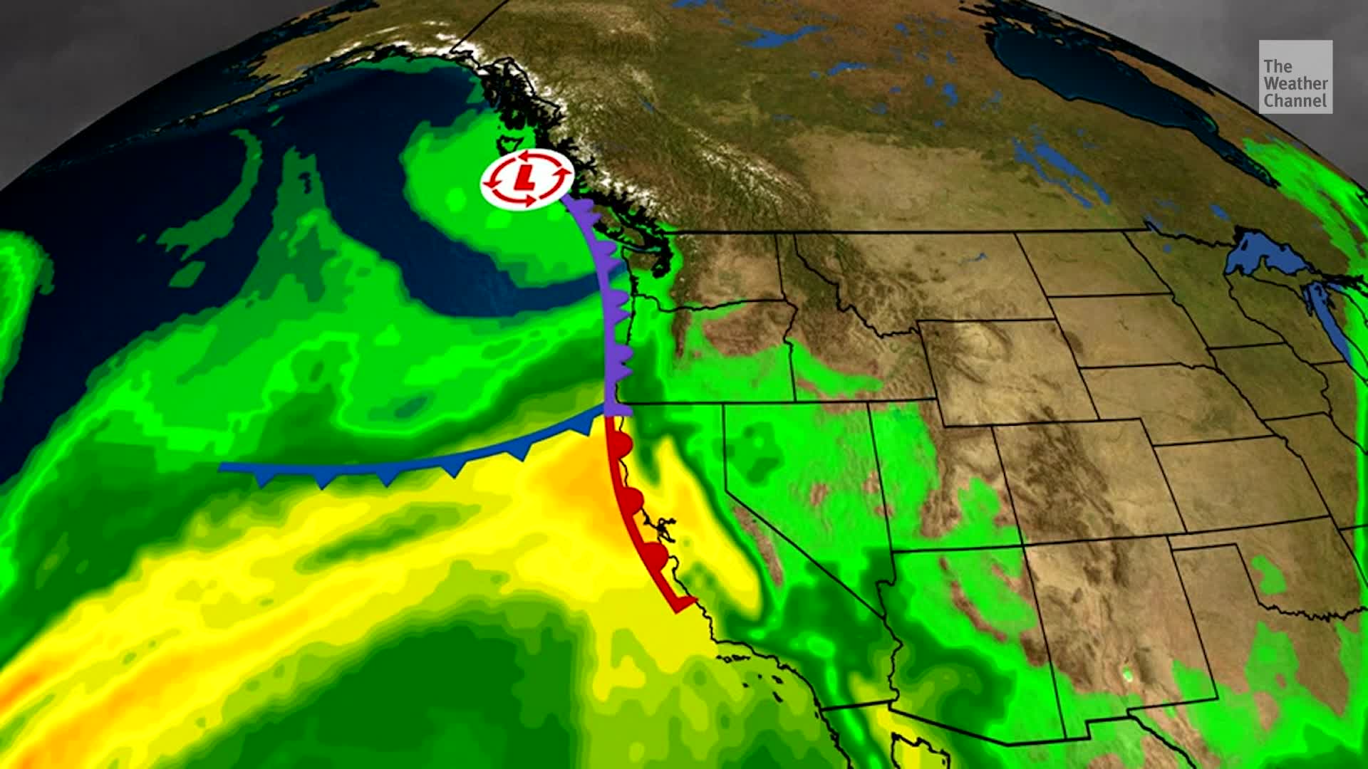 Atmospheric River Continues To Flow Into The West - Videos from The ...