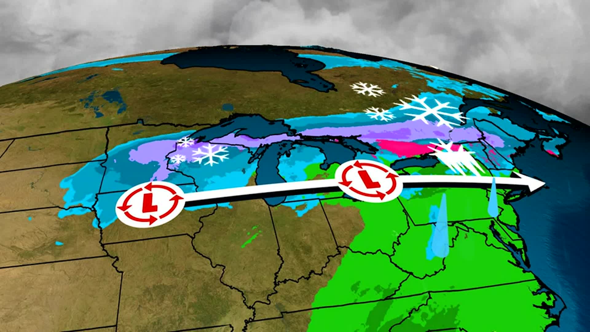 Snow And Ice From Midwest to New England Videos from The Weather Channel