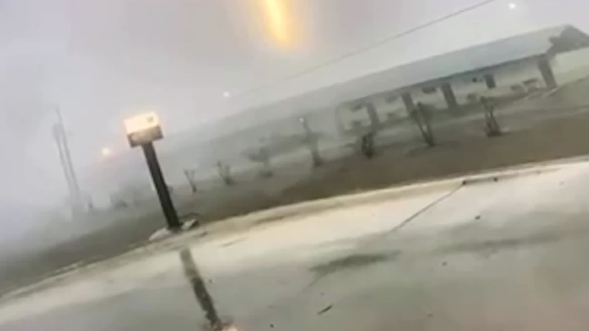 Tornado Tears Roof Off Car Wash Videos from The Weather Channel
