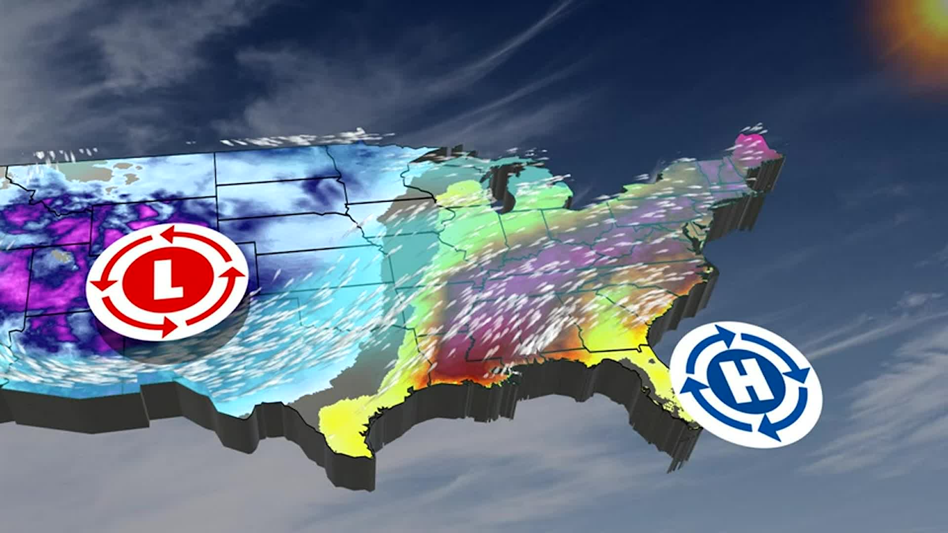 Springlike Temperatures For Eastern Half Of The Country Videos from